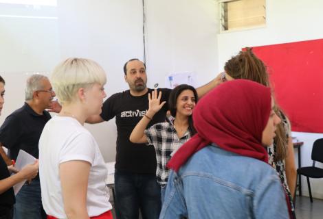 Isra’a Jum’ah( 29 years old) is a Palestinian refugee young woman from Ein El Hilweh camp south of Saida in south Lebanon and was one of 23 participants in the second international Youth Gathering(IYG) in solidarity with Palestine organized by ActionAid Palestine in Tanzania .