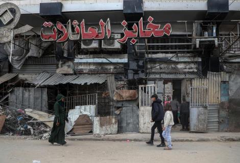 Closing bakeries in Gaza