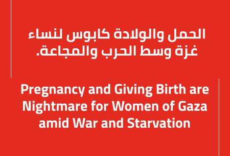 الحمل والولادة كابوس لنساء غزة وسط الحرب والمجاعة.