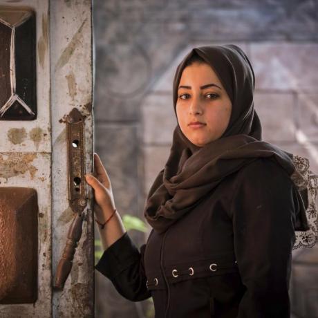 Young Woman in Gaza Strip 