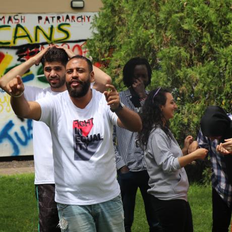 Mohammad Shaafati is a Palestinian refugee young man(28 years old) who lives  in Sidon in Lebanon. Mohammad was excited for being selected to participate in the second  international Youth Gathering (IYG) in solidarity with Palestine in Tanzania organized by ActionAid Palestine