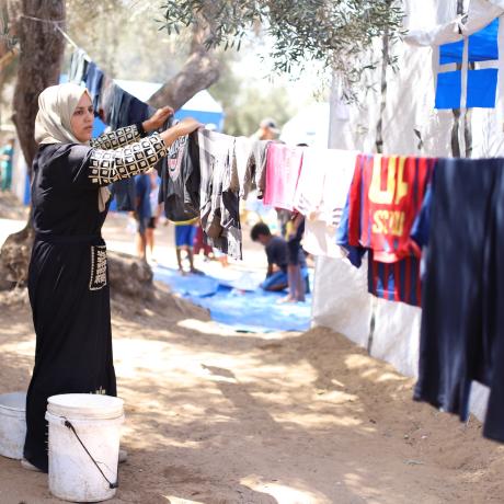 صورة تبرز أثار حرب غزة على النساء