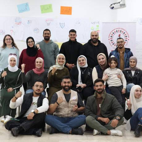 الصورة الجماعية لتدريب قيادة الشباب في حالة الطوارئ