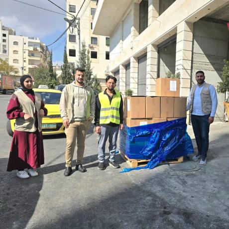 Food parcel distribution