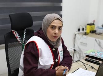 Hadeel Al-Ba, who works as manager of case Management Director at Al-Awda Health and Community Association
